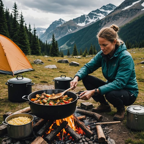 Quelles sont les techniques pour cuisiner des repas sans gluten en camping en région de haute altitude?